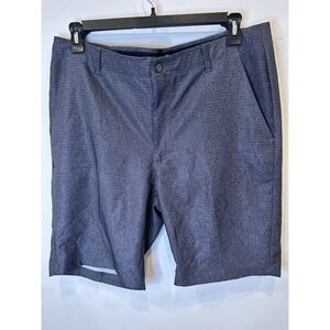 Pebble Beach Golf Shorts Men's 36 Gray Stretch Performance Lightweight Quick Dry